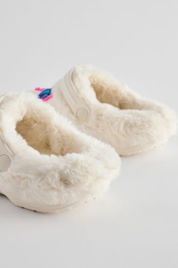 Buy Lilo Stitch Faux Fur Lined Clogs Slippers from Next Bahrain