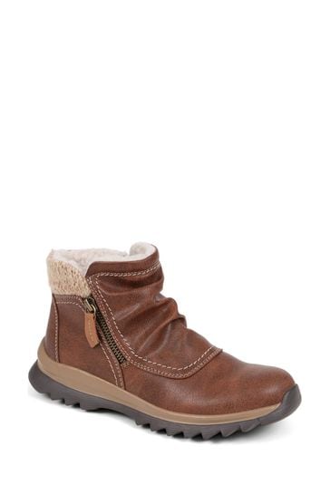 Buy Pavers Knitted Cuff Ankle Boots from Next Kuwait