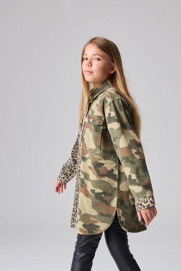 Camouflage shacket new arrivals