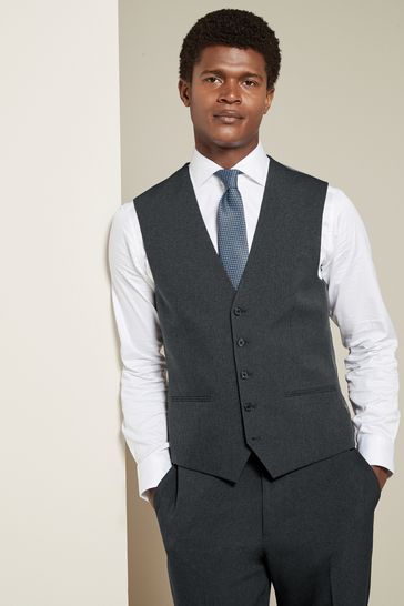 Grey suit and waistcoat hot sale