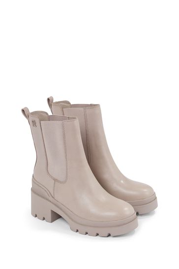 Tommy hilfiger shop mid heel boots