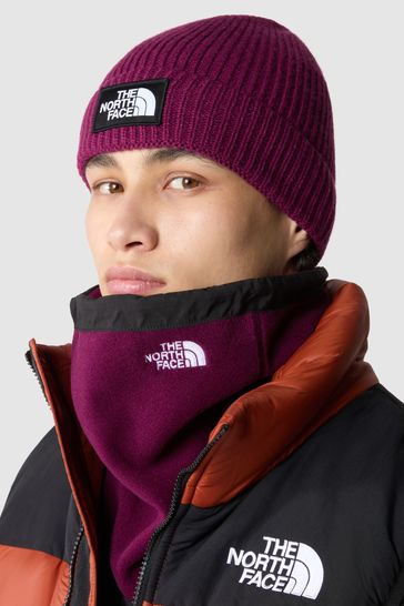 North face red beanie hot sale