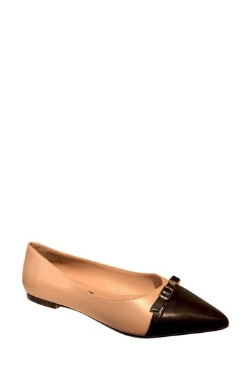 Buy Nine West Maada Nude Flat Ballet Pumps from Next Ireland