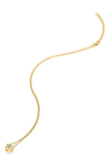 Buy Hot Diamonds X JJ Gold Tone Star Necklace from Next Saudi Arabia