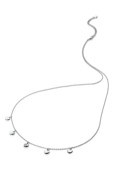 Hot Diamonds Silver Tone Heart Necklace