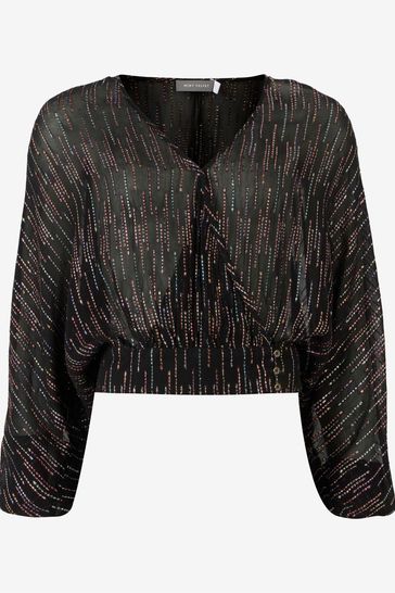 Mint velvet 2025 metallic top