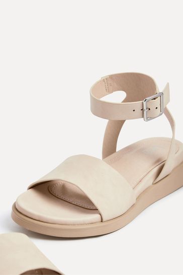 Cream flatform sandals store