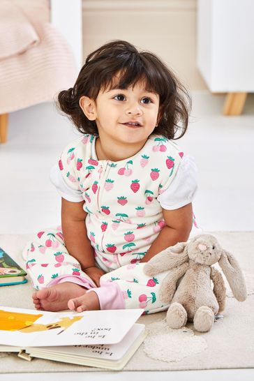 Buy JoJo Maman B b Cream Fruit 1.5 Tog Sleep Snuggler from Next