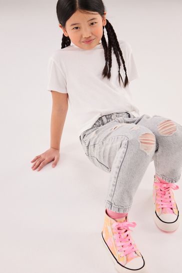Pink tie shoes best sale