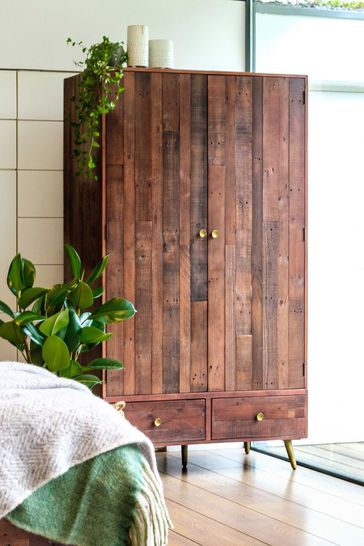 Wooden wardrobe buy online new arrivals