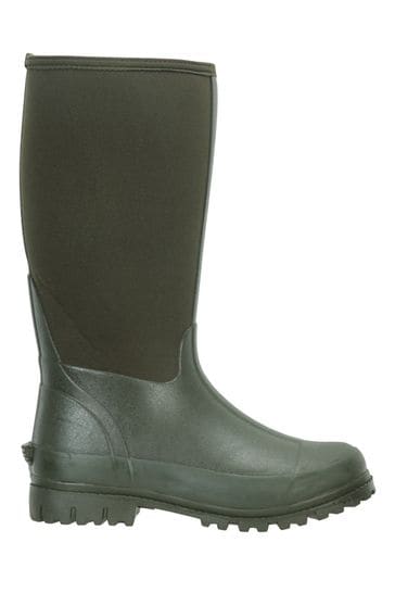 Mountain Warehouse Green Mucker Womens Water Resistant Neoprene Long Boots