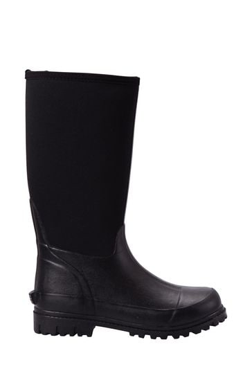 Black cheap neoprene boots
