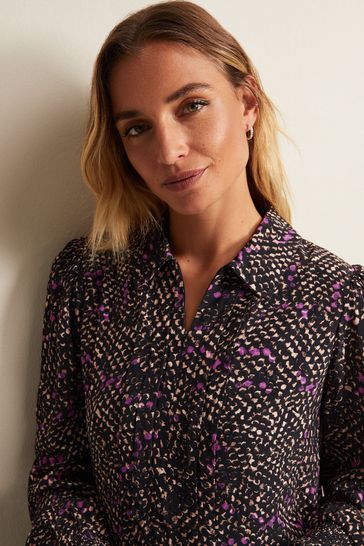 Snake print swing dress clearance
