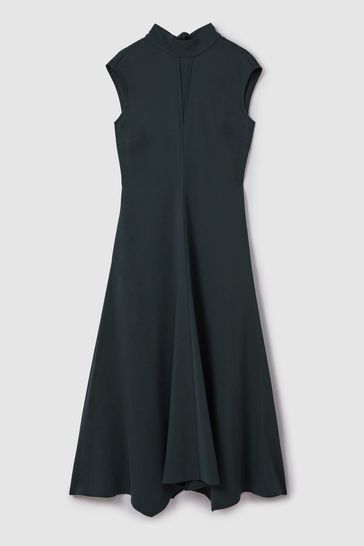 Reiss dark green dress sales