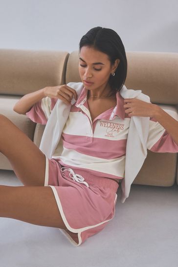 Buy self. 100 Cotton Stripe Short Loungewear Set from the Laura Ashley online shop