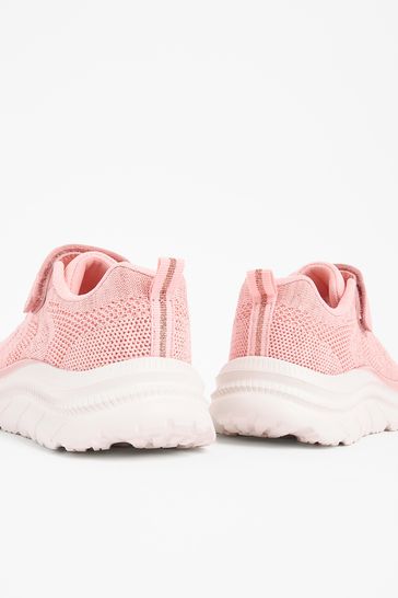 Blush pink glitter shoes discount
