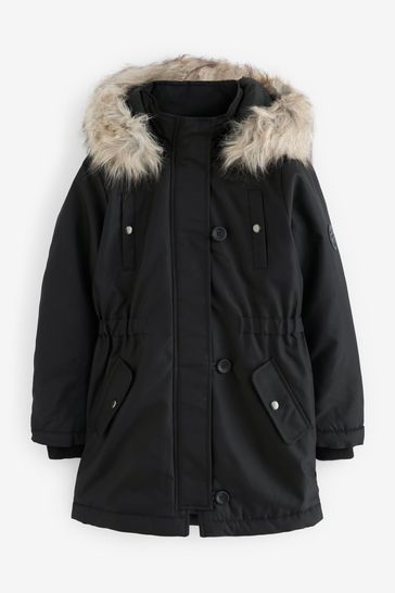 ONLY KIDS Faux Fur Parka