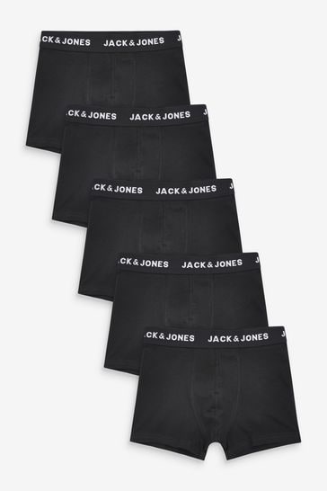 JACK & JONES Black Boxer 5 Pack