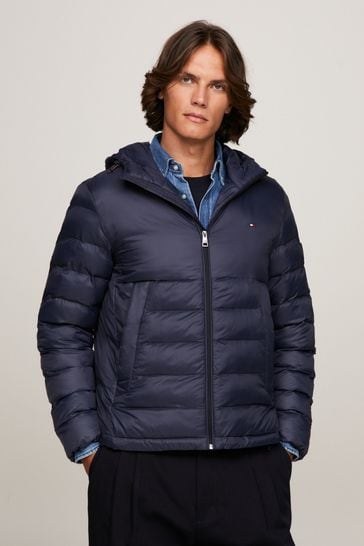 Tommy Hilfiger Blue Packable Quilt Jacket