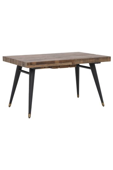 Modi reclaimed wood clearance extending dining table