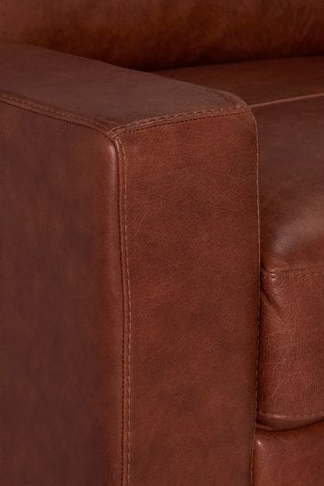Barker and stonehouse 2025 leather corner sofa