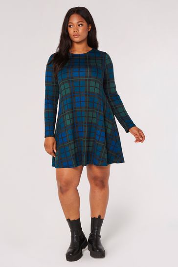 Apricot swing clearance dress