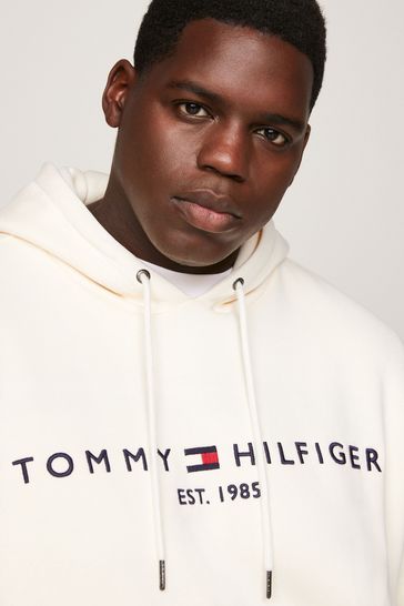 Tommy hilfiger discount cream hoodie
