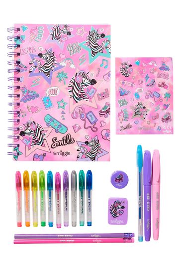 Smiggle Pink Icons Essentials A5 Stationery Gift Pack