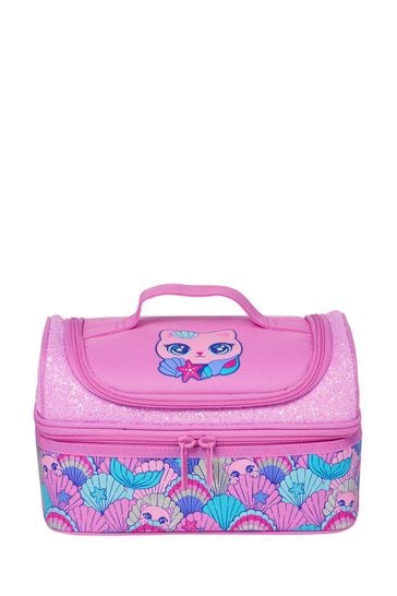 Smiggle Pink Hi There Double Decker Lunchbox