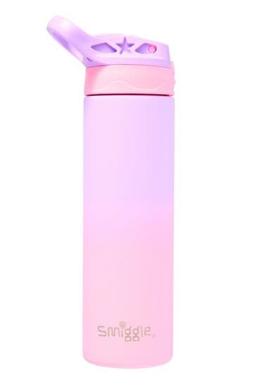 Smiggle Pink Smiggle Powder Insulated Stainless Steel Flip Drink Bottle 520ml