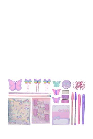 Smiggle Purple Flutter Stationery Gift Box
