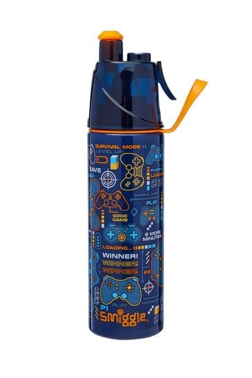 Smiggle Blue Mist Spritz Insulated Steel Drink Bottle 500ML