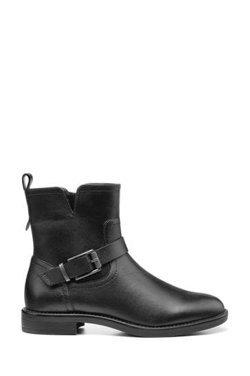 Hotter black ankle boots clearance