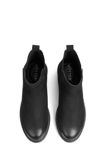 Hotter black boots hotsell