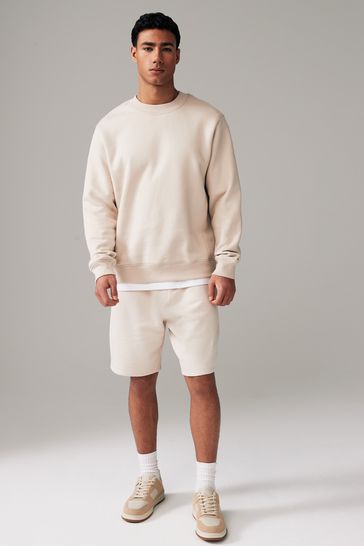 White fabric shorts cheap