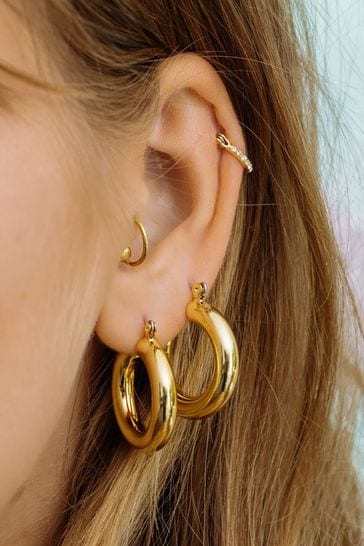 Luv aj store gold hoops