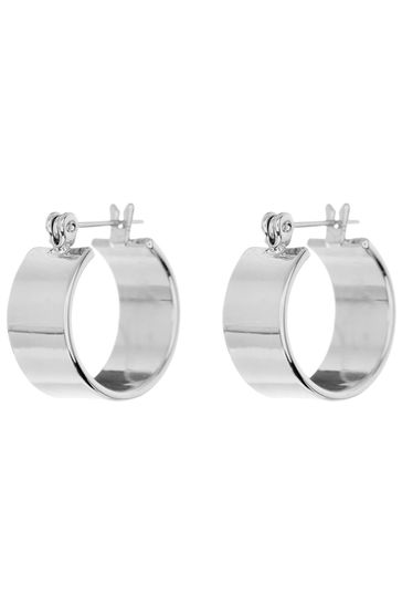 Buy Luv Aj Silver Tone The Positano Hoops from Next Lithuania