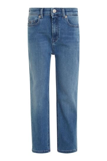 Buy Tommy Hilfiger Blue High Rise Tapered Jeans from Next USA