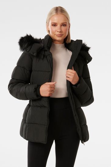 Mid length puffer coat hot sale