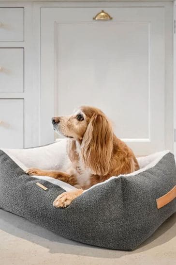 Lords and Labradors Grey Essentials Herdwick Dog Box Bed
