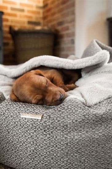 Lords and Labradors Light Grey Essentials Herdwick Dog Den Bed