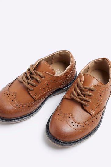 Buy River Island Brown Boys Brogues Shoes from Next Kuwait
