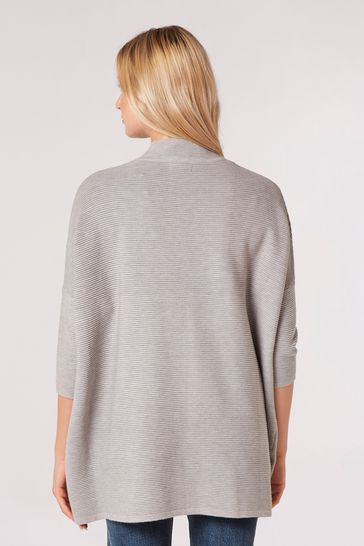 Oversized mock clearance neck sweater