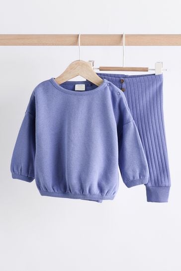 Buy Blue Baby Sweatshirt And Leggings Set from Next France