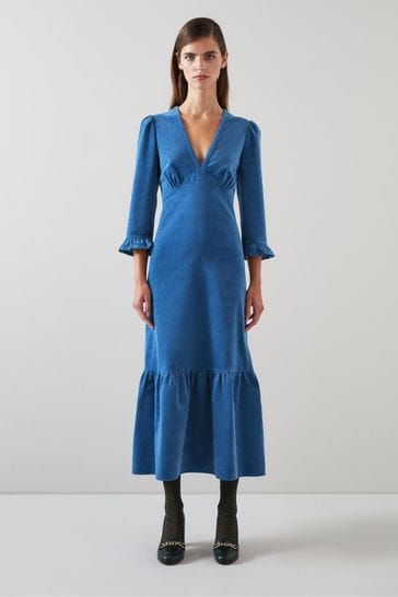 Lk bennett denim dress clearance