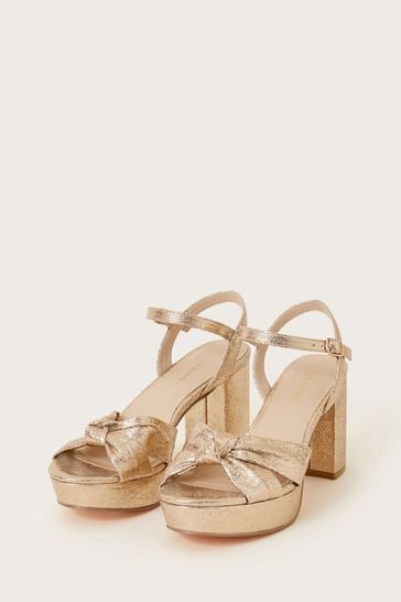 Gold platform top heels uk