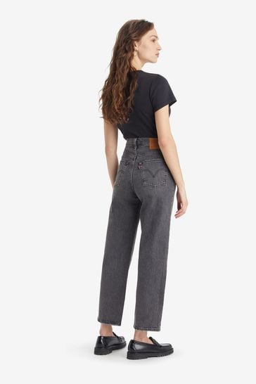 Buy Levi s Grey Ribcage Straight Ankle Jeans from Next Latvia