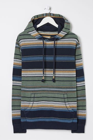 Buy FatFace Blue Trescowe Overhead Hoodie from Next Bahrain