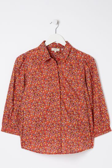Buy FatFace Red Kerry Gradient Floral Shirt from Next Singapore