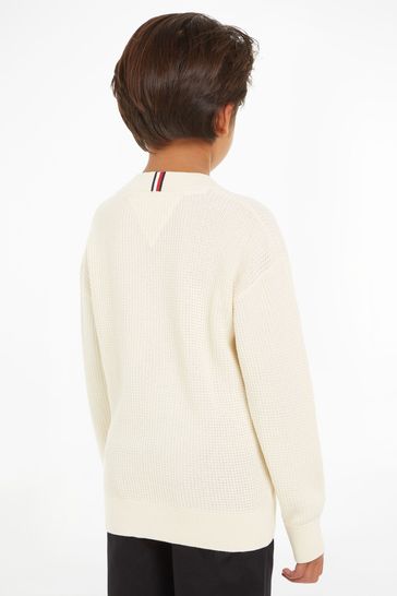 Tommy Hilfiger Cream Essential Sweater